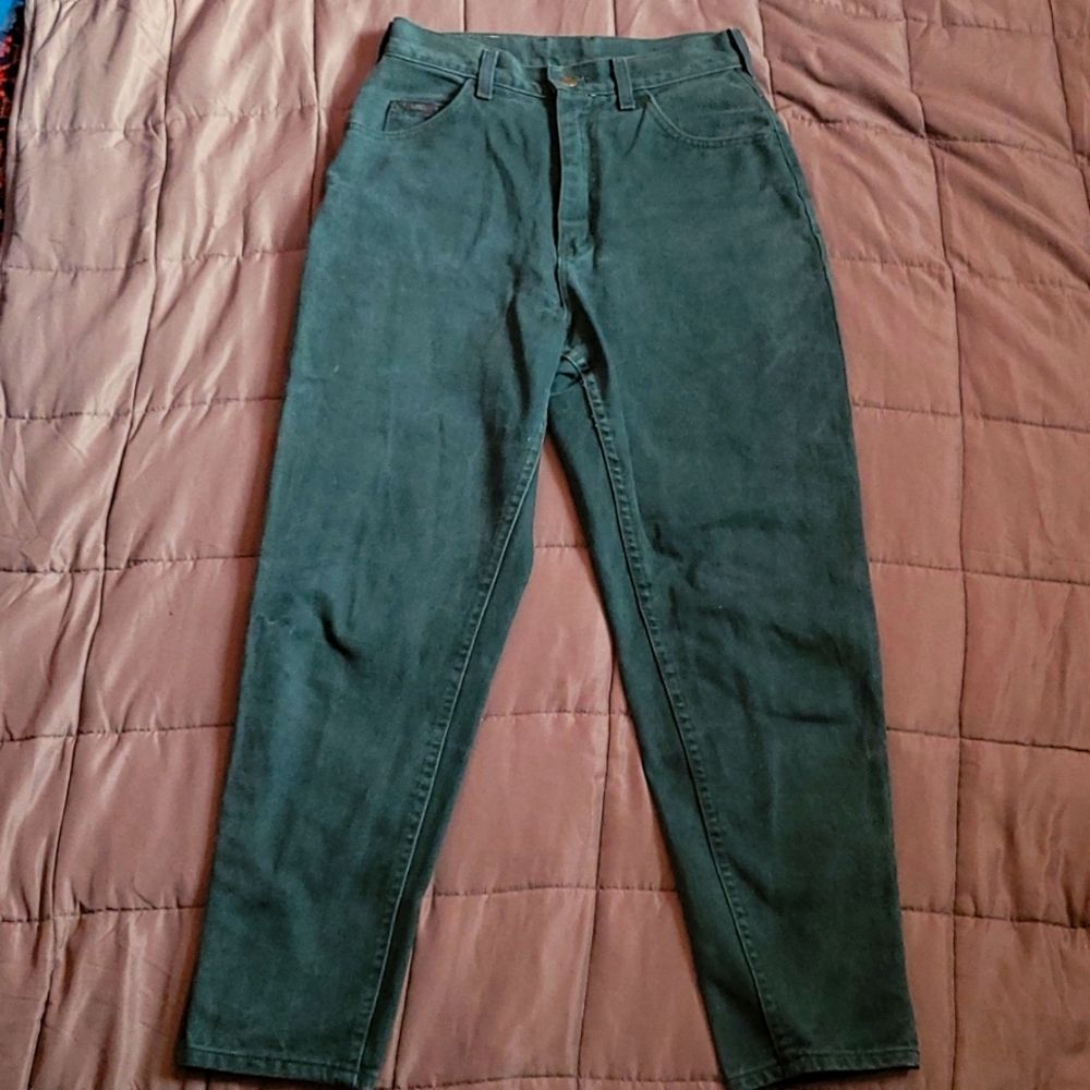 1980s Lee jeans in Rare Dark Green!